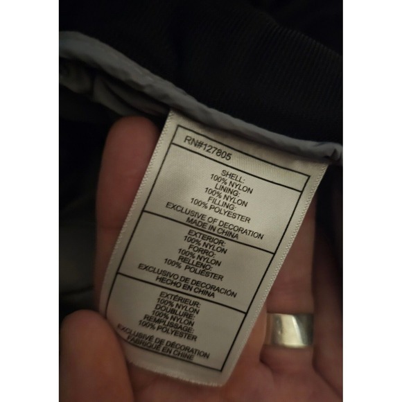 Mens Gray reebok puffer jacket - Picture 7 of 8